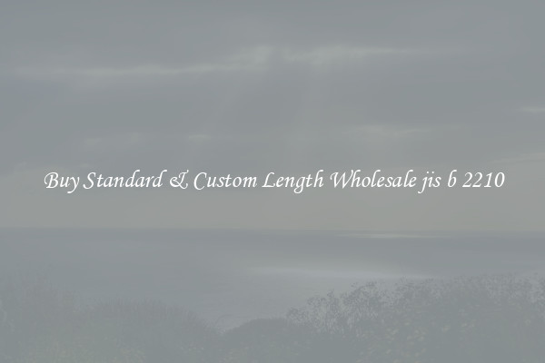 Buy Standard & Custom Length Wholesale jis b 2210