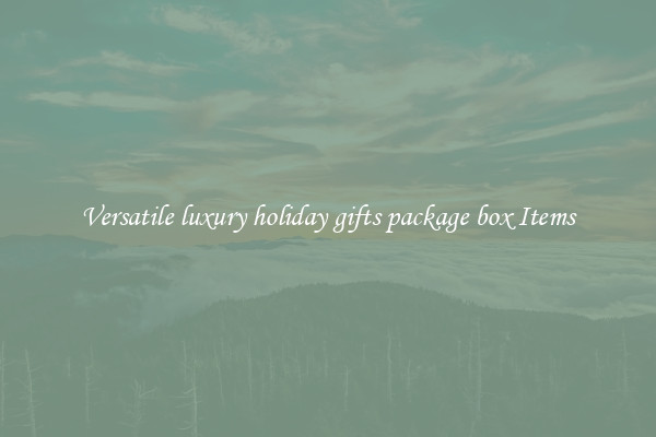 Versatile luxury holiday gifts package box Items