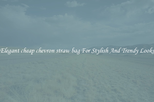 Elegant cheap chevron straw bag For Stylish And Trendy Looks