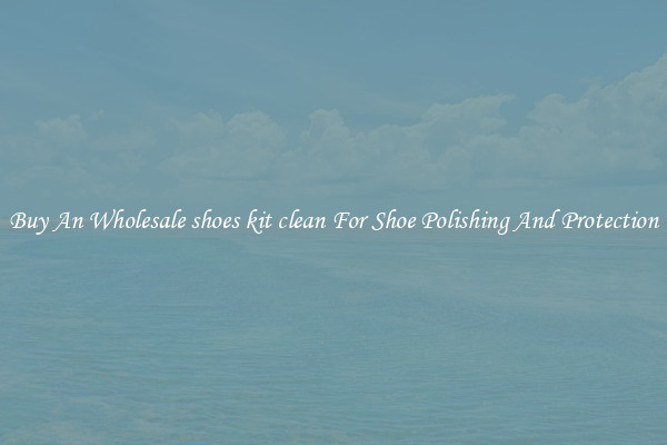 Buy An Wholesale shoes kit clean For Shoe Polishing And Protection